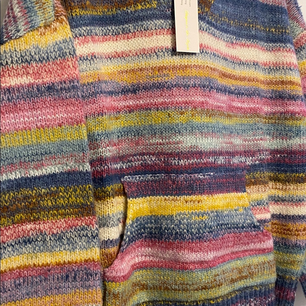 Woven Heart Multicolor Knit Sweater, new with tags.  Various sizes. - Picture 2 of 8